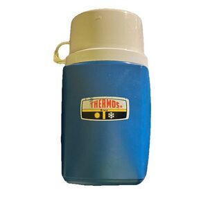Vintage Blue Thermos King‎ Seeley Thermos Co 8oz  Stopper 722